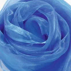 Outlet DecoWoerner Chiffonstoff, , 145cm blau