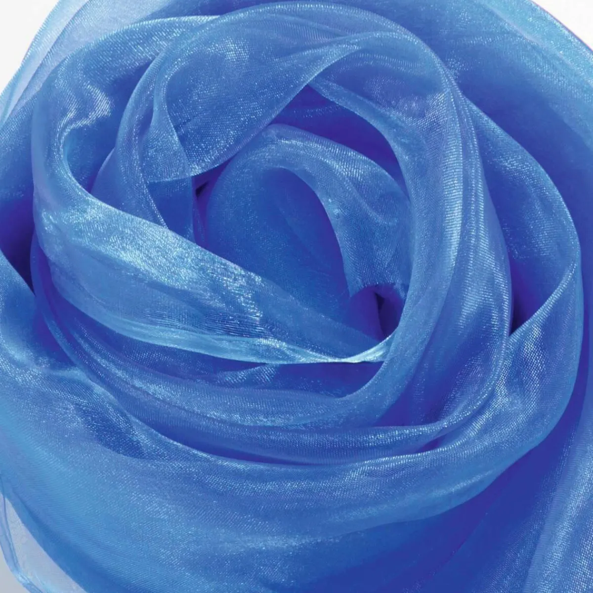 Outlet DecoWoerner Chiffonstoff, , 145cm blau