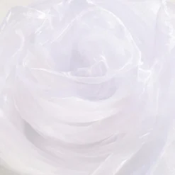 Hot DecoWoerner Chiffonstoff, , 145 Cm weiß