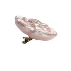 DecoWoerner Christbaumschmuck "Rose Mit Clip" 9,6 Cm Ø rosa