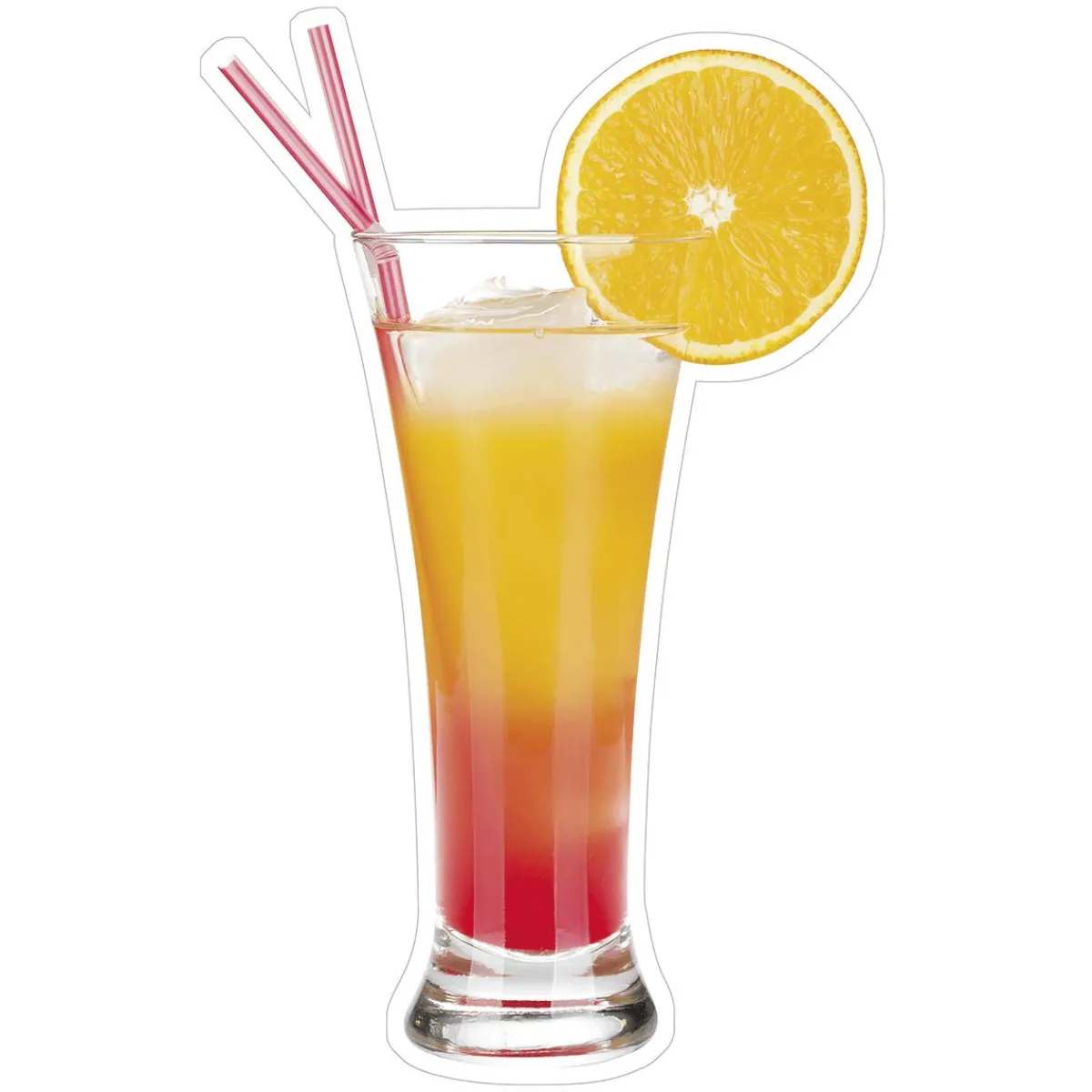 Hot DecoWoerner Cocktail Display 32 X 50 Cm gelb