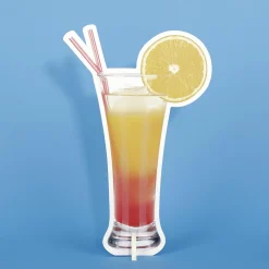 Hot DecoWoerner Cocktail Display 32 X 50 Cm gelb