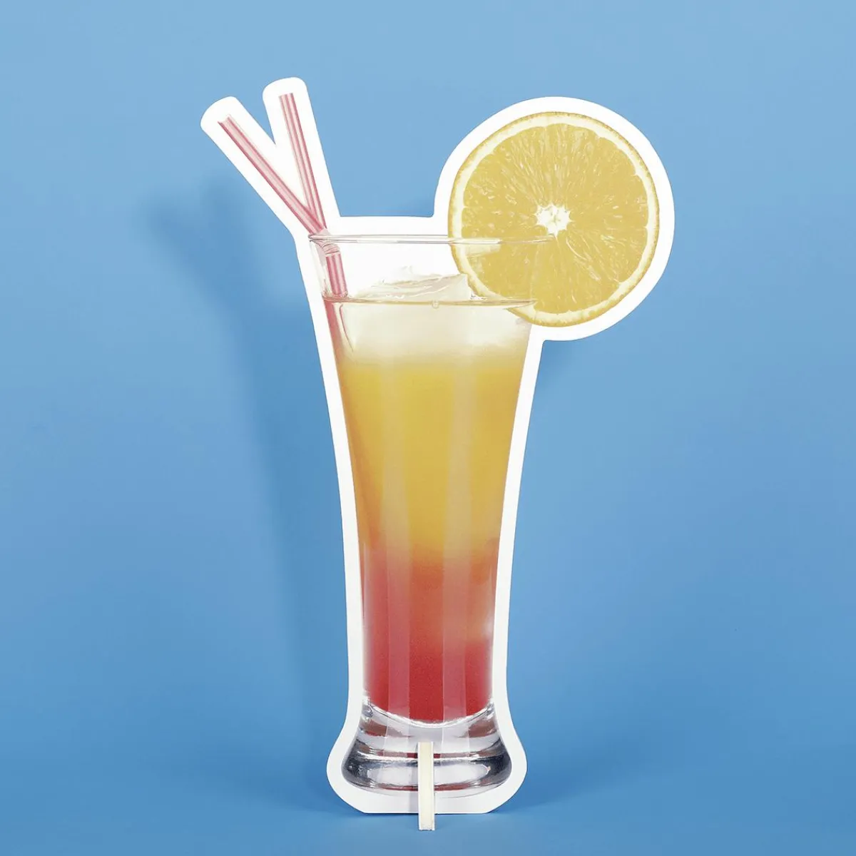 Hot DecoWoerner Cocktail Display 32 X 50 Cm gelb