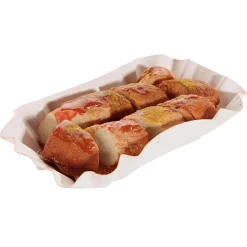 Clearance DecoWoerner Currywurst Geschnitten Lebensmittel-Attrappe braun