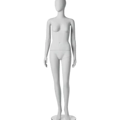 Discount DecoWoerner Damen Schaufensterpuppe Solid White weiß