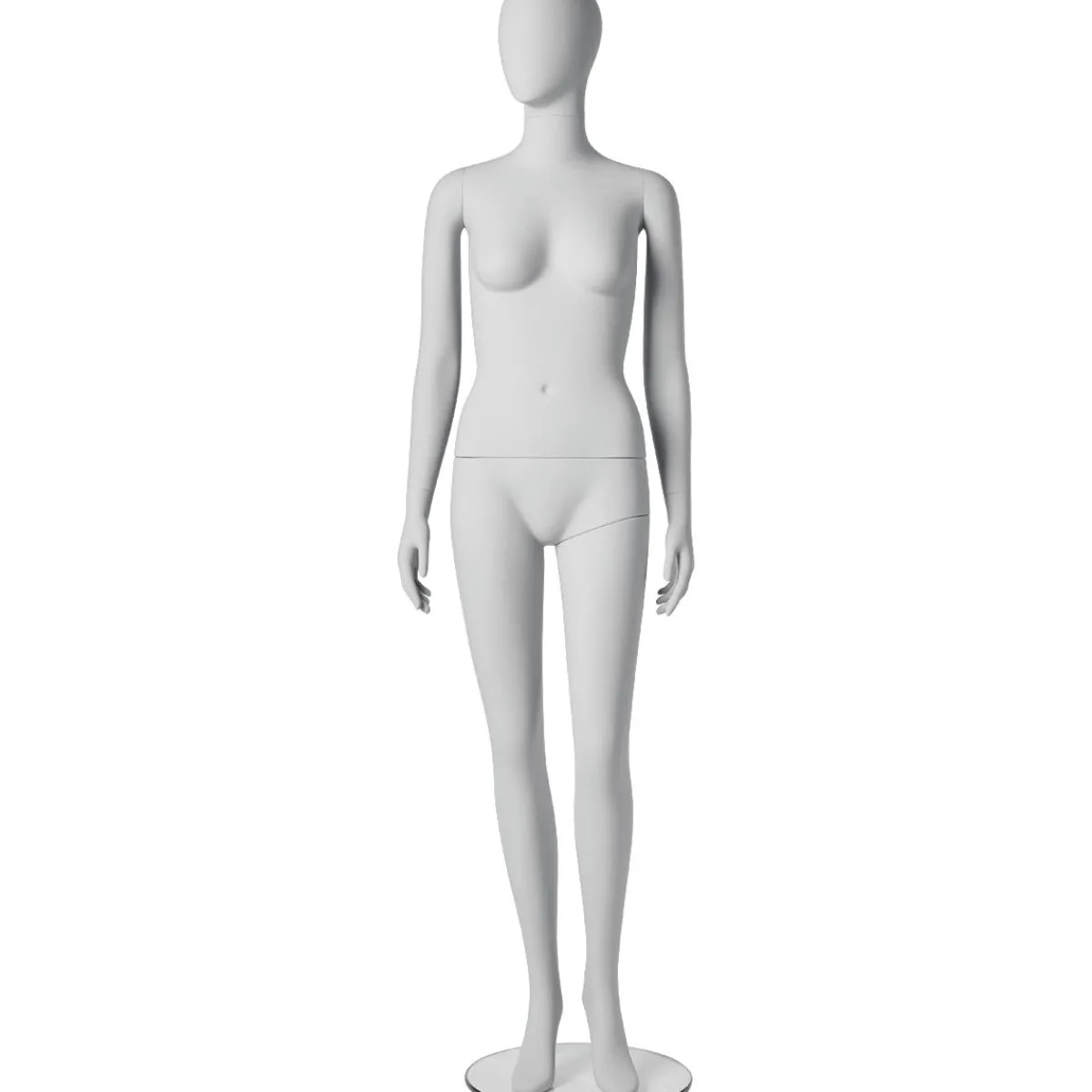 Discount DecoWoerner Damen Schaufensterpuppe Solid White weiß