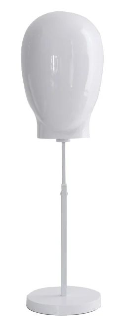 Sale DecoWoerner Damen Schaufensterpuppen-Kopf Mit Ständer 26 X 26 X 40 Cm weiß