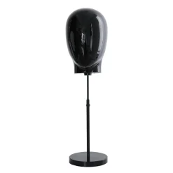 Clearance DecoWoerner Damen Schaufensterpuppen-Kopf Mit Ständer 26 X 26 X 40 Cm schwarz