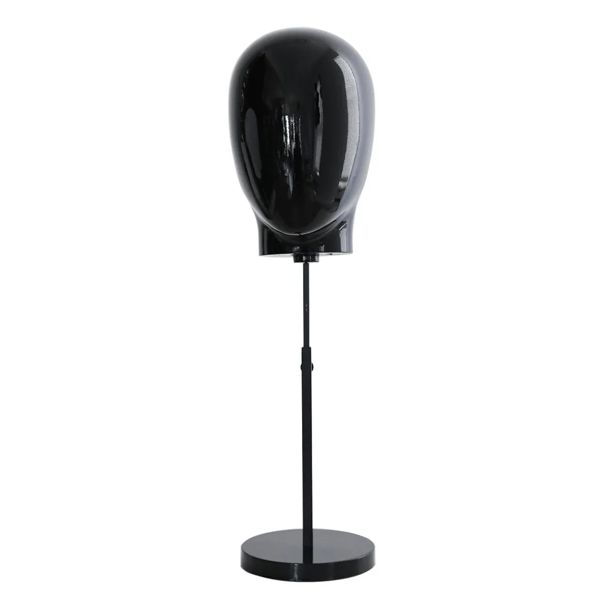 Clearance DecoWoerner Damen Schaufensterpuppen-Kopf Mit Ständer 26 X 26 X 40 Cm schwarz