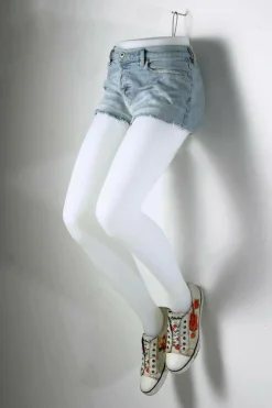 Outlet DecoWoerner Damen-Hosenpräsenter 106 Cm, weiß