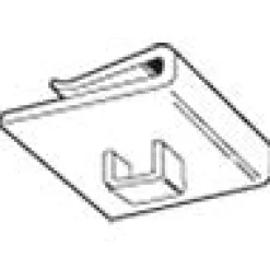 Sale DecoWoerner Decken-Clip Für Odenwalddecke Mit Öse, 10 Stück weiß