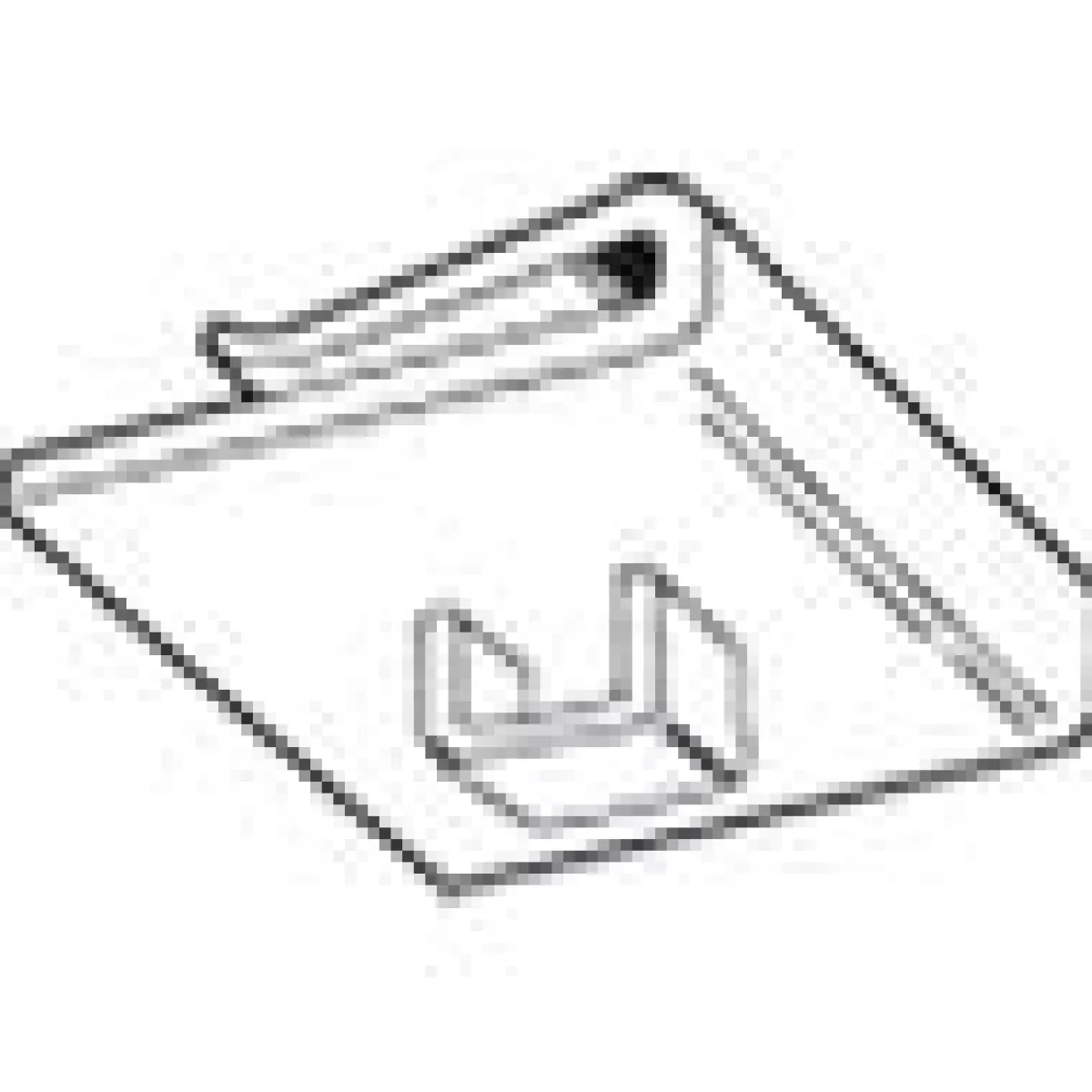 Sale DecoWoerner Decken-Clip Für Odenwalddecke Mit Öse, 10 Stück weiß