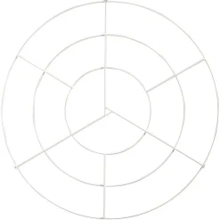 New DecoWoerner Deckengitter-Ring 100 Cm Ø weiß