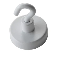 DecoWoerner Deckenmagnet 2,5 Cm Ø, 4 Kg weiß