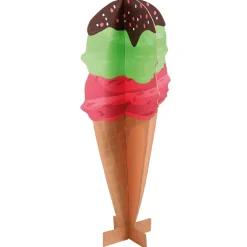 Outlet DecoWoerner Deko Aufsteller Waffeleis, 90 Cm Hoch mehrfarbig