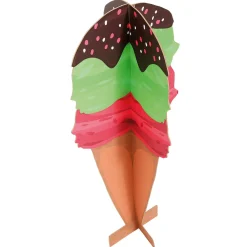 Outlet DecoWoerner Deko Aufsteller Waffeleis, 90 Cm Hoch mehrfarbig