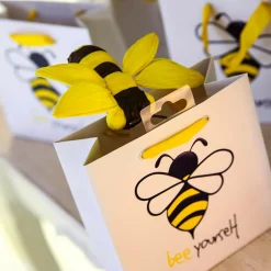 New DecoWoerner Deko Bienen 10-14 Cm, 5 Stück gelb