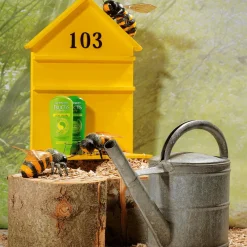 Hot DecoWoerner Deko Bienen Attrappe 15 Cm, 2 Stück schwarz