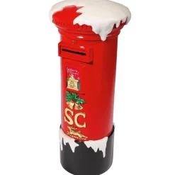 Online DecoWoerner Deko Briefkasten Weihnachtsmann, 100 Cm Hoch rot