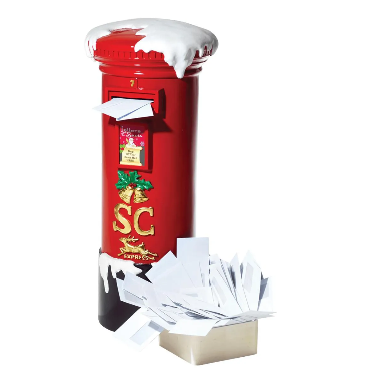 Online DecoWoerner Deko Briefkasten Weihnachtsmann, 100 Cm Hoch rot