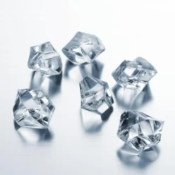 Discount DecoWoerner Deko Crushed Ice, Aus Acryl, 500 G transparent