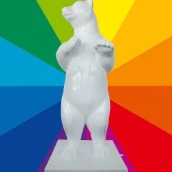 Clearance DecoWoerner Deko Eisbär Wunschfarbe, 200 Cm Hoch