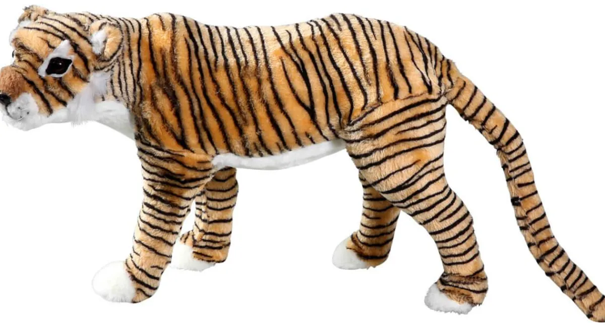 Sale DecoWoerner Deko Figur Tiger 28 X 46 Cm braun