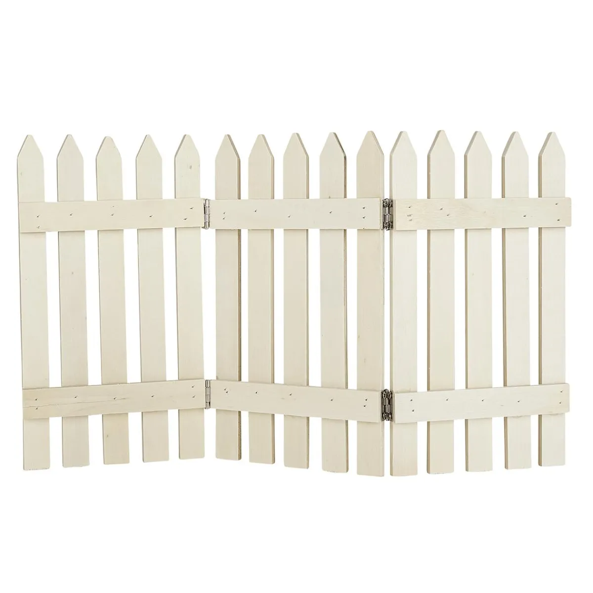 New DecoWoerner Deko Holzzaun Naturbelassen 30 X 18 Cm Naturholz