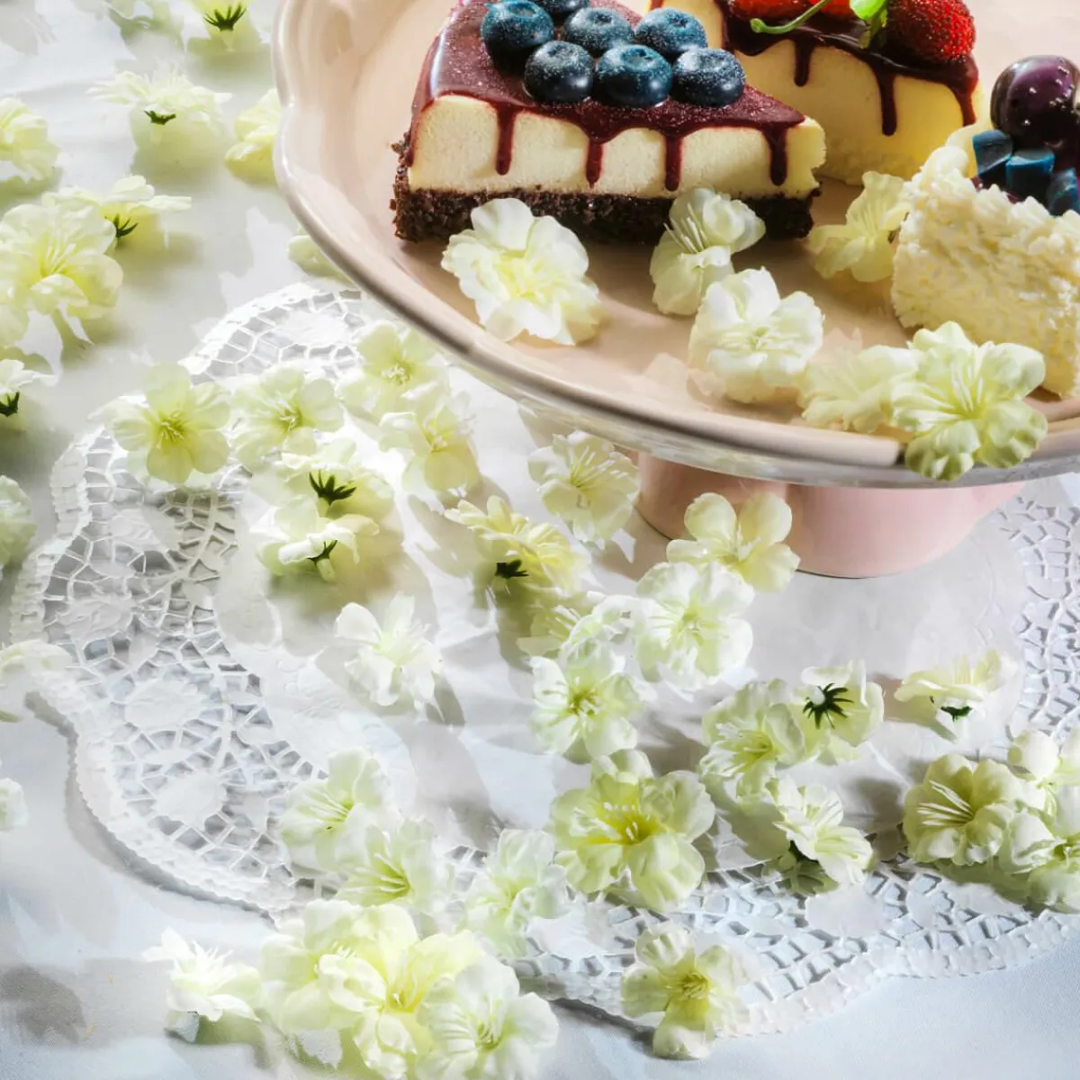 Hot DecoWoerner Deko Kirschblüten Zum Streuen, weiß
