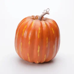 New DecoWoerner Deko Kürbis "oval", 21 Cm orange