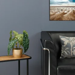 New DecoWoerner Deko Kunstpflanze Forellenbegonie 30 Cm grün