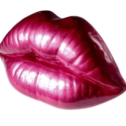 Best DecoWoerner Deko Kussmund-Austeller Halbplastisch 50cm rot