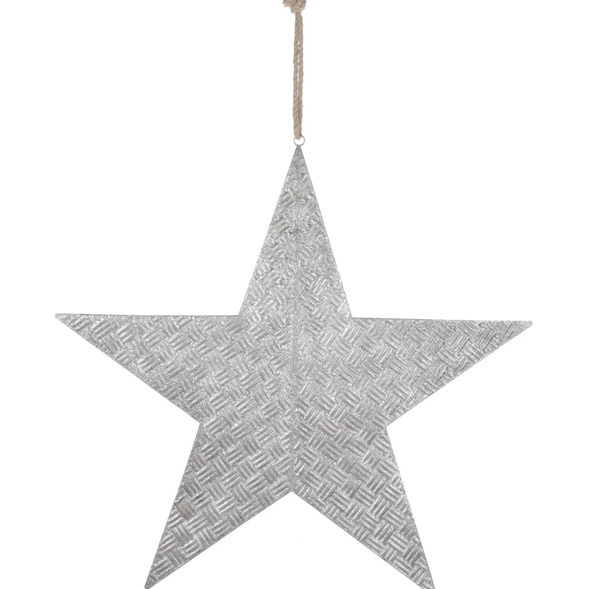 Online DecoWoerner Deko Metallstern 79 Cm silber