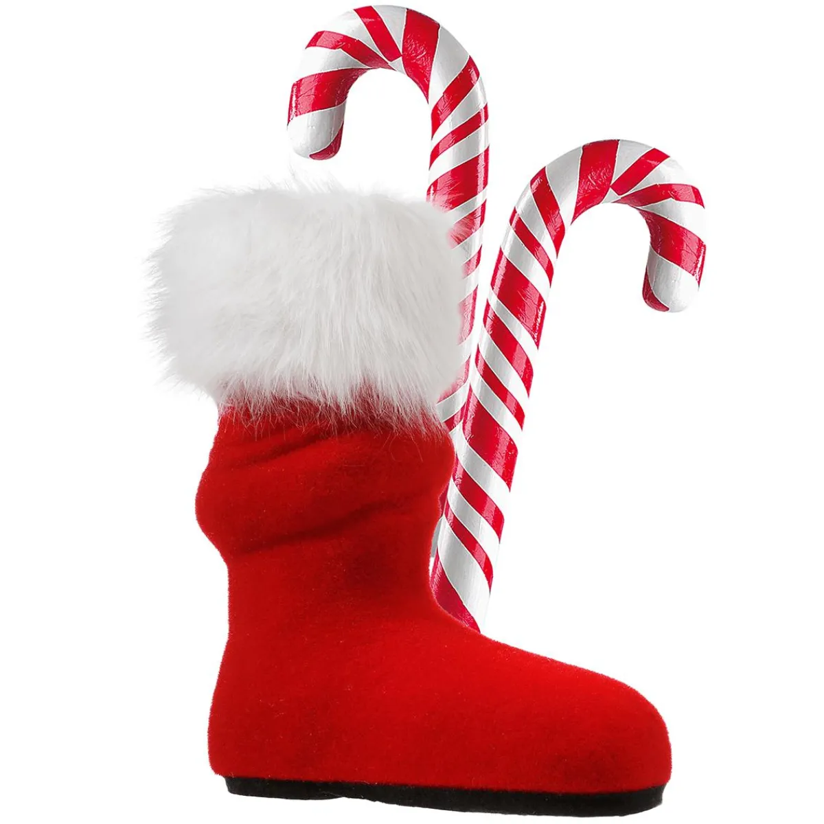 Hot DecoWoerner Deko Nikolaus-Stiefel 45 Cm rot