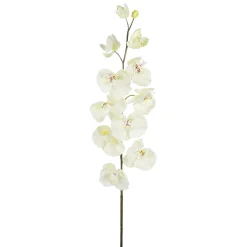 DecoWoerner Deko Orchideenzweig 110 Cm weiß