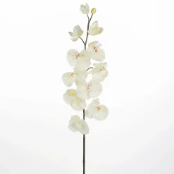 DecoWoerner Deko Orchideenzweig 110 Cm weiß