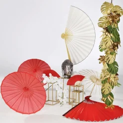 DecoWoerner Deko Orchideenzweig 110 Cm weiß