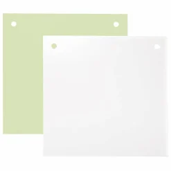 DecoWoerner Deko Paneel Quadrat 50 X 50 Cm Pastell/weiß grün