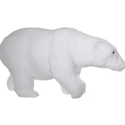 Online DecoWoerner Deko Plüsch-Eisbär 44 Cm Hoch weiß