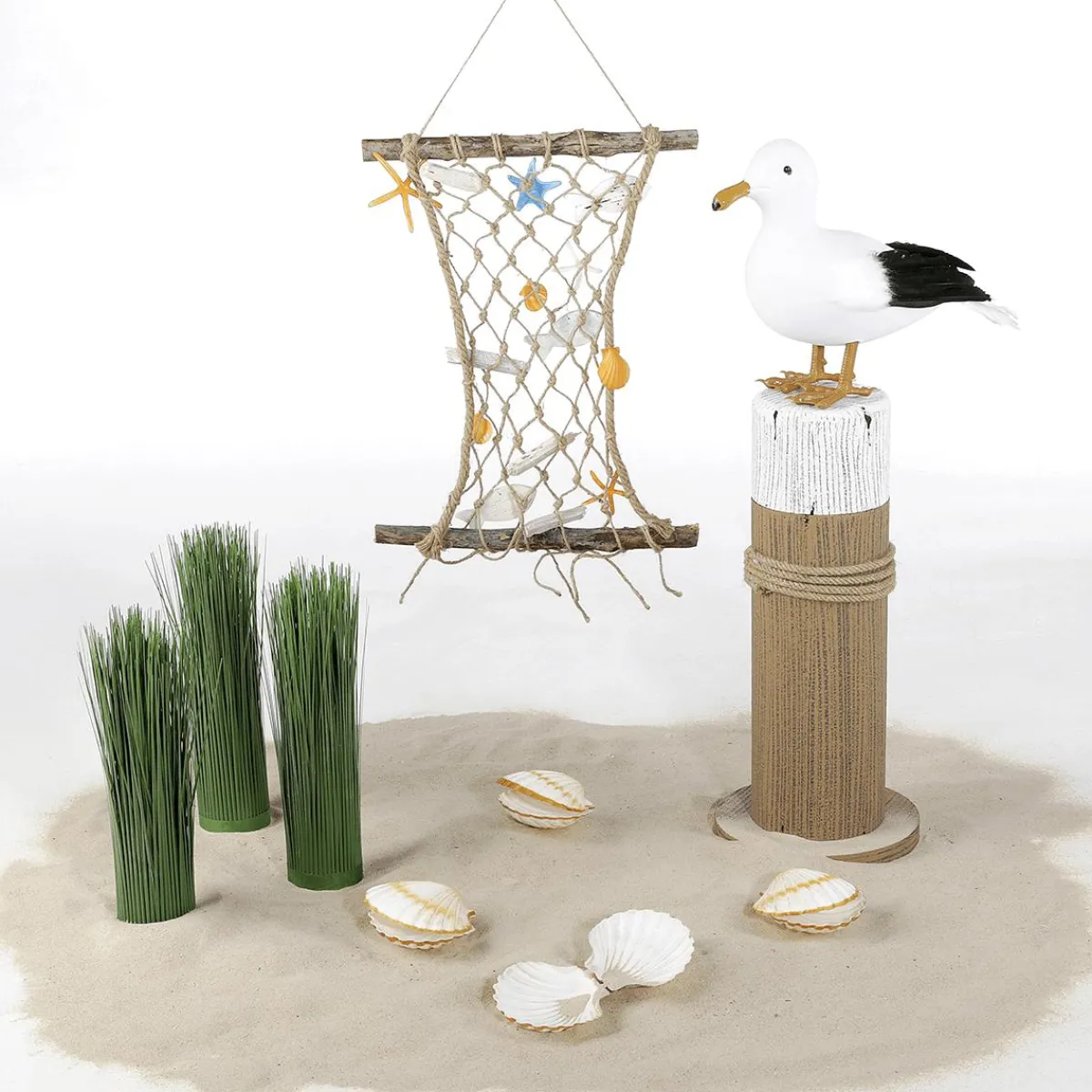Online DecoWoerner Deko Poller Maritim, 50 Cm Hoch braun