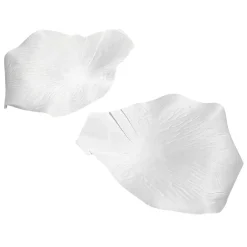 Best DecoWoerner Deko Rosenblätter XL, Pack à 30 Stück weiß