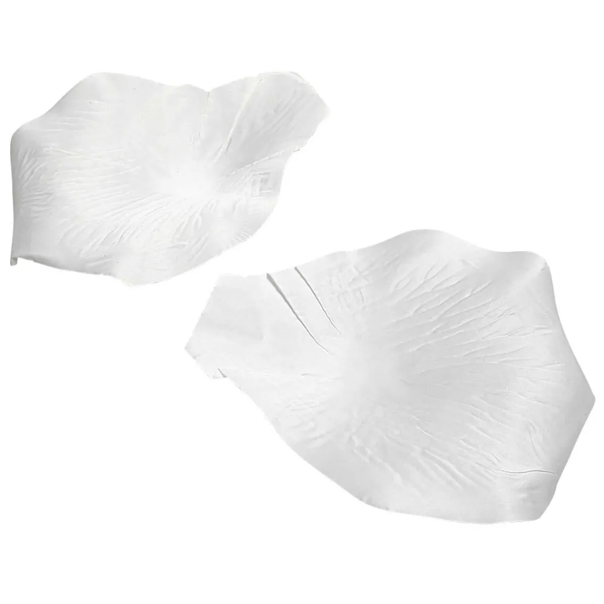 Best DecoWoerner Deko Rosenblätter XL, Pack à 30 Stück weiß