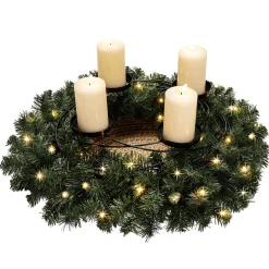 Hot DecoWoerner Deko Schale Aus Holz Gold Lackiert 49 Cm Ø Mit Verzierungen Beige