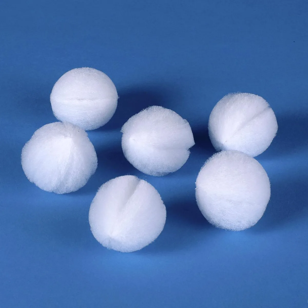 Hot DecoWoerner Deko Schneebälle 5 Cm Ø Pack á 6 Stück weiß