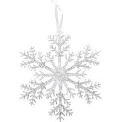 Clearance DecoWoerner Deko Schneeflocken, Pack à 3 Stück transparent