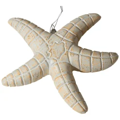 Discount DecoWoerner Deko Seestern -braun, 25 Cm Beige