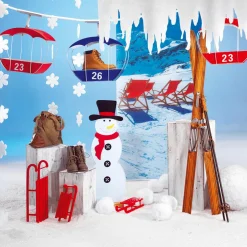 Sale DecoWoerner Deko Ski Aus Holz, 90 Cm Lang Naturholz