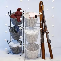 Sale DecoWoerner Deko Ski Aus Holz, 90 Cm Lang Naturholz