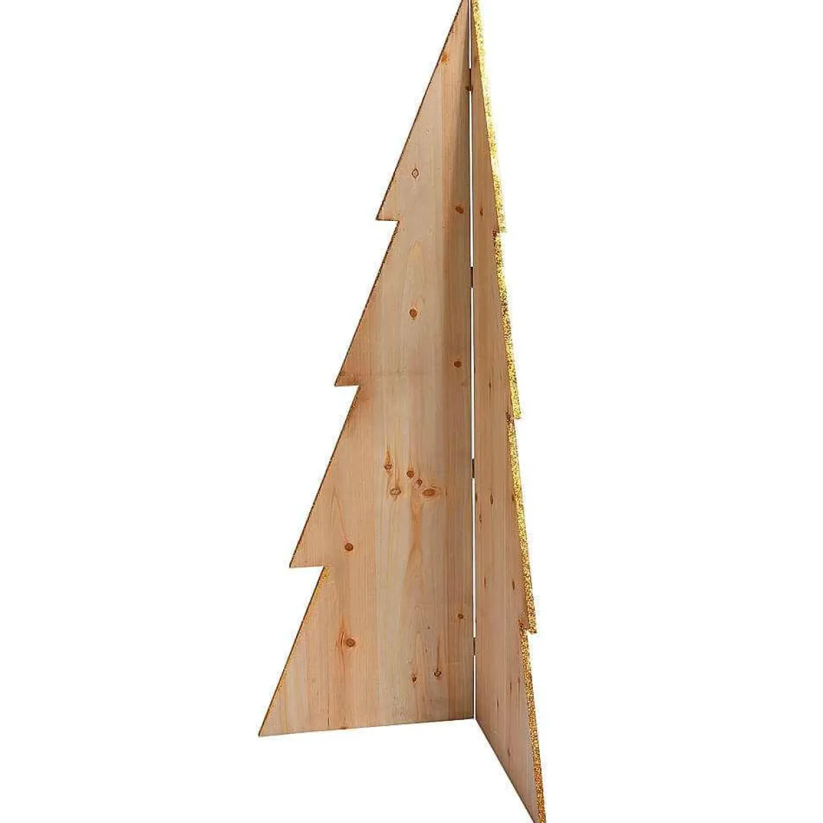 New DecoWoerner Deko Tanne Holz 100 Cm Hoch Naturholz
