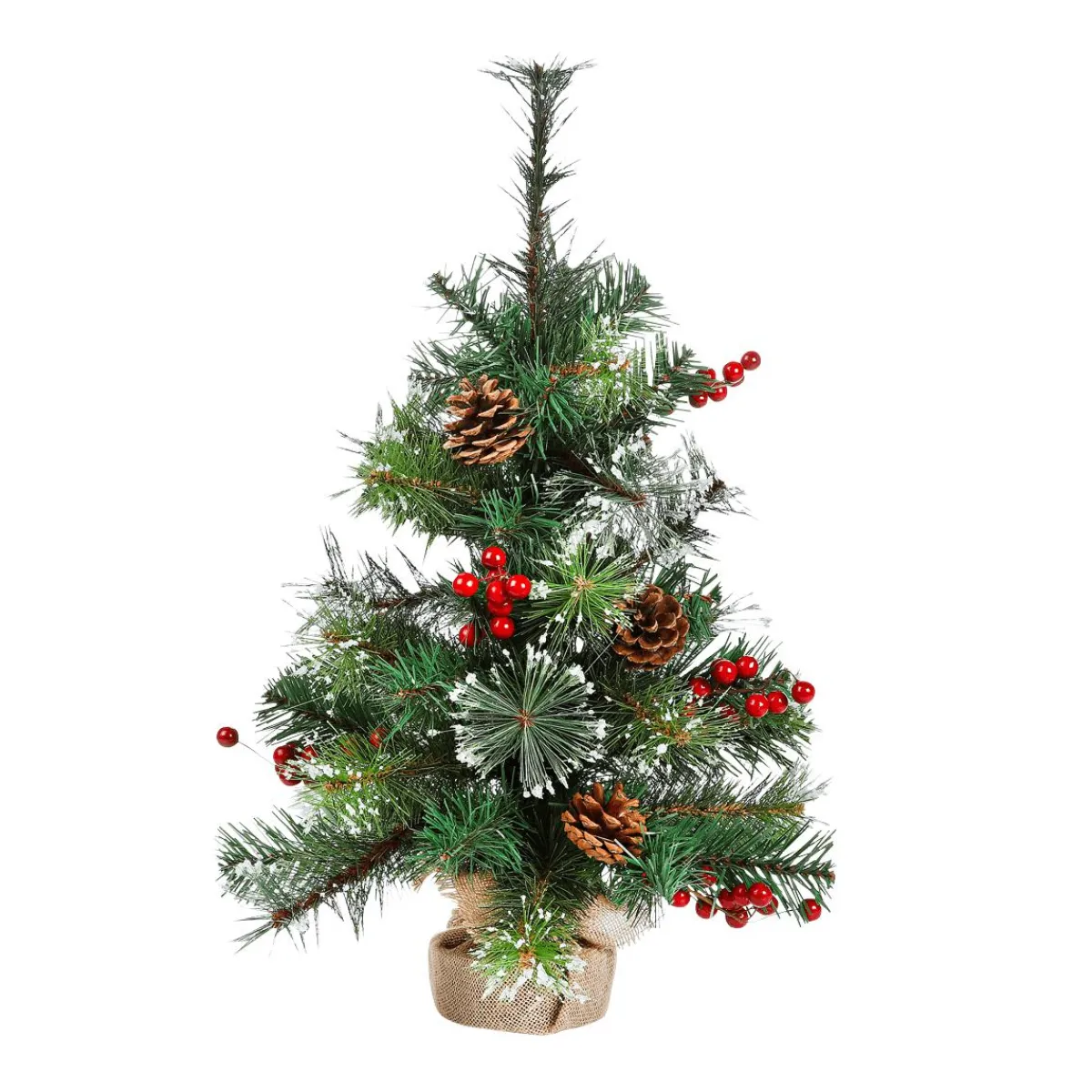 Clearance DecoWoerner Deko Tannenbaum 60 Cm Im Jutesäckchen grün